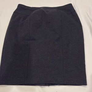 Ellen Tracy Gray Knee-Length Pencil Skirt for Work